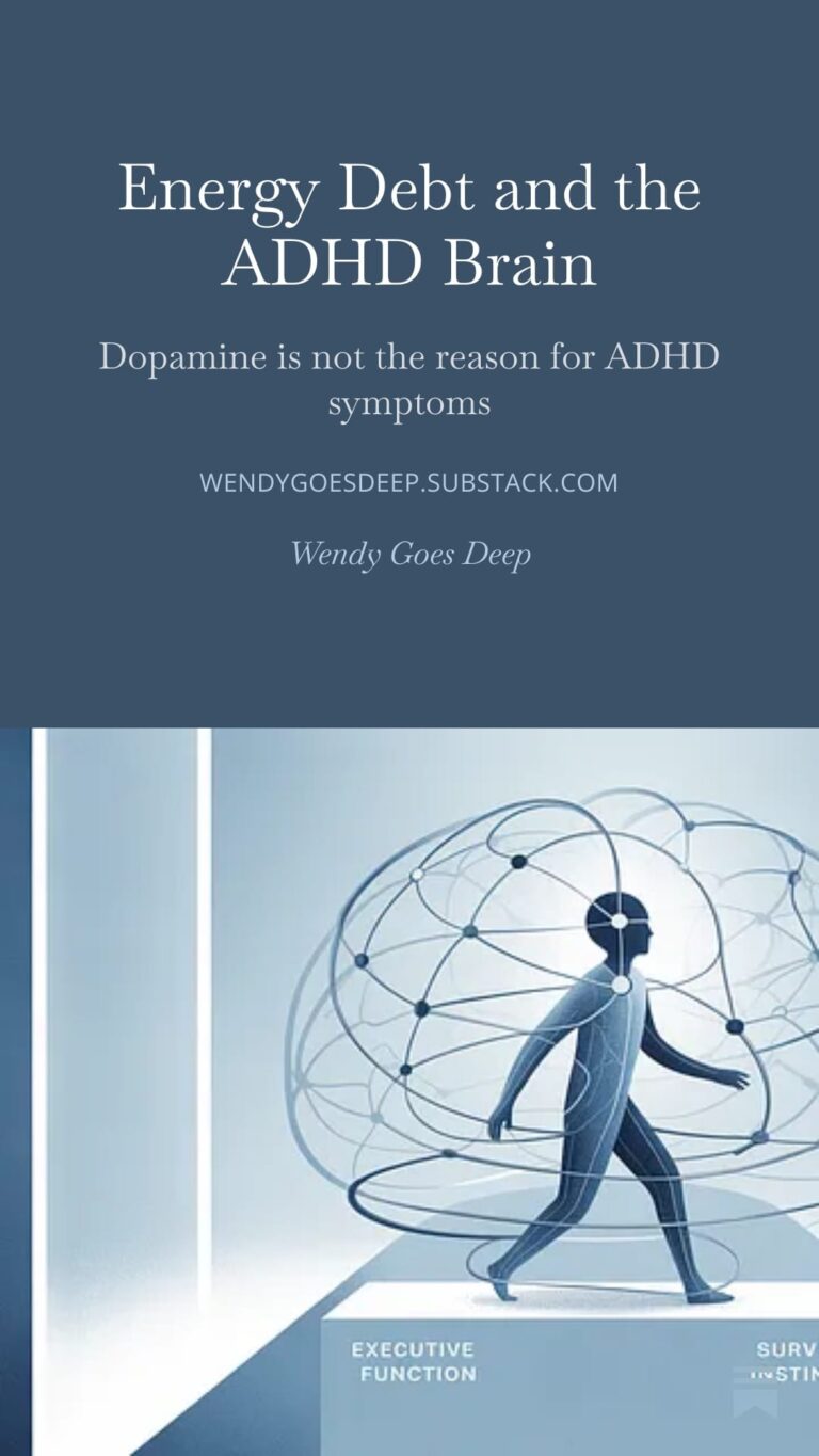 Energy Debt and the ADHD Brain - Dopamine is not the reason for ADHD symptoms